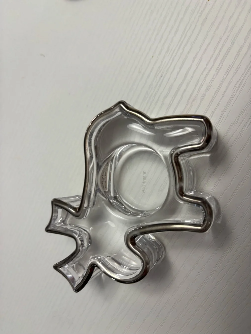 Nachtmann Clear Crystal Moose Tealight Holder
